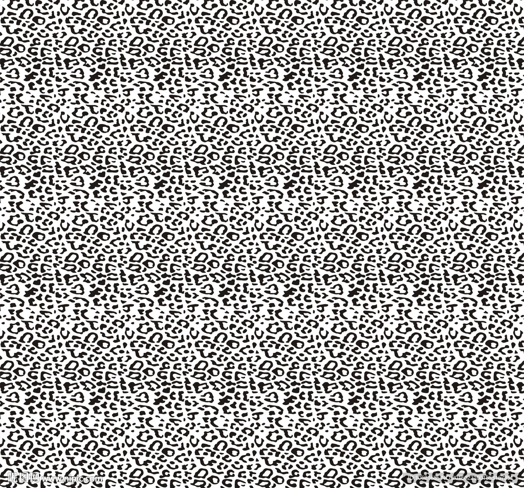 豹纹 动物纹 矢量