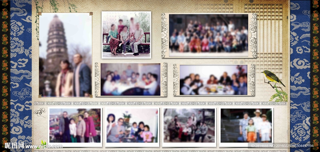 怀旧 老照片相册 模版图片