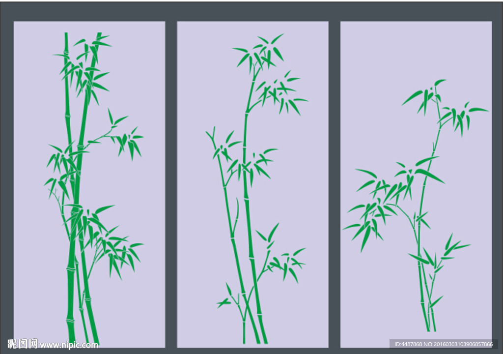竹子 图案