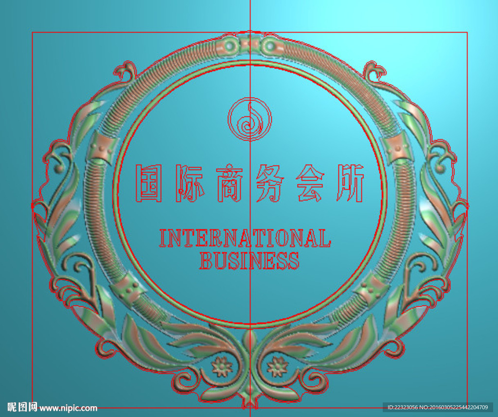 欧式门牌标牌洋花指示牌精雕浮雕