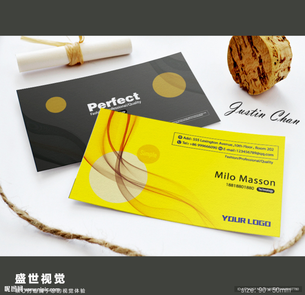 高档名片 时尚简约名片设计