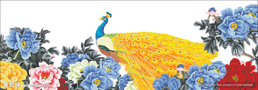 富贵花开（金孔雀）