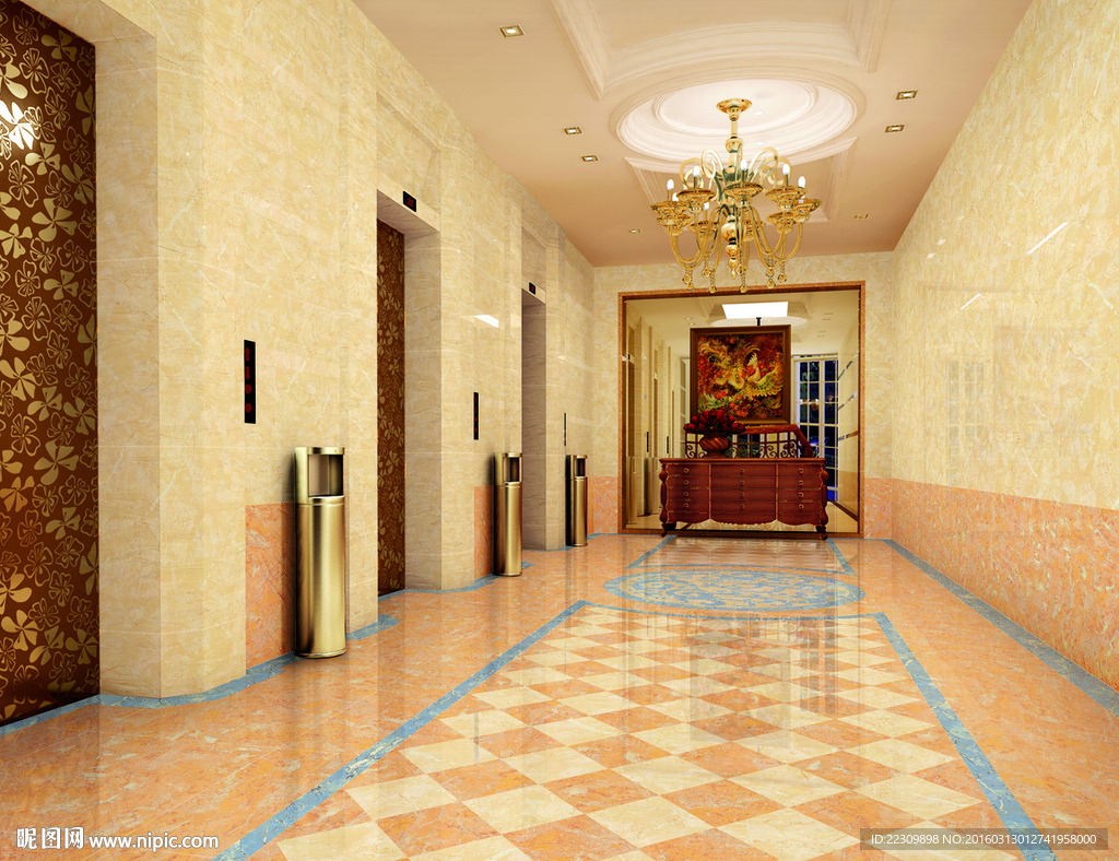 电梯间 走廊设计 通道 过道