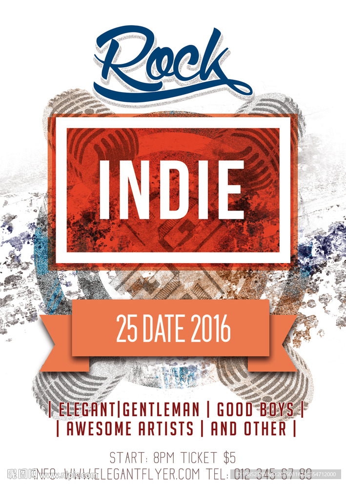 独立日派对宣传海报