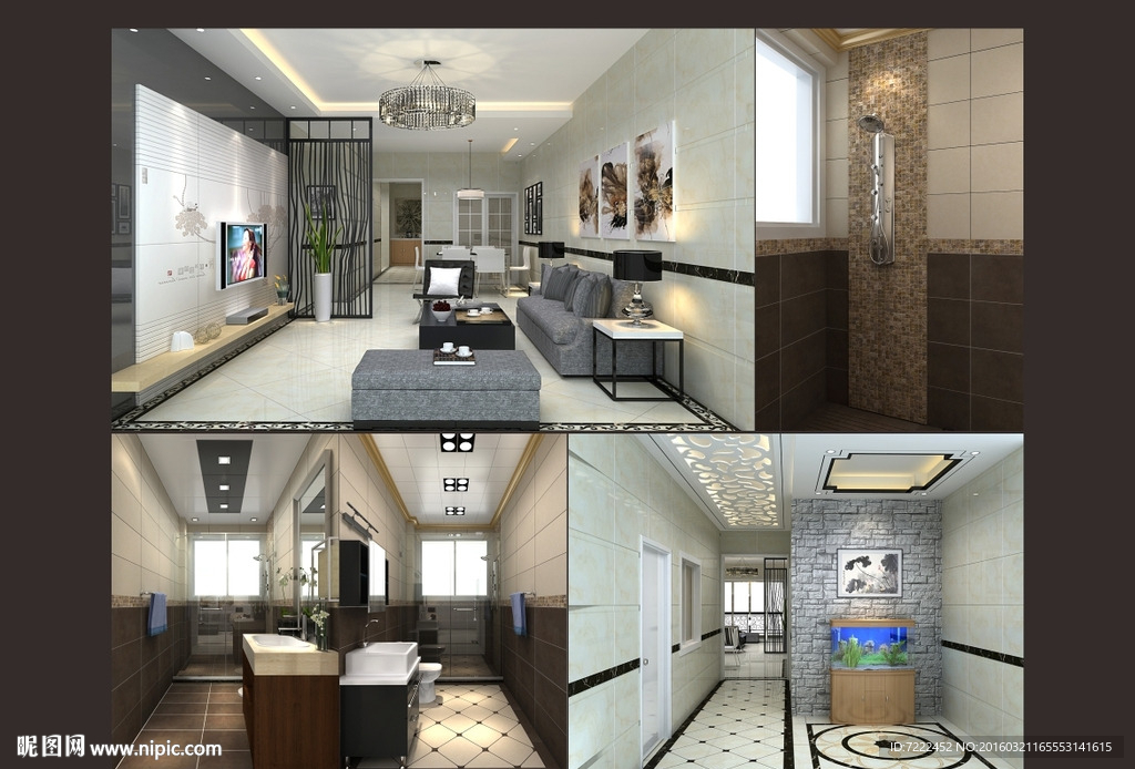 时尚客厅装修效果