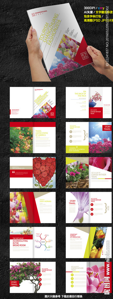 花卉画册 花店画册 花卉介绍