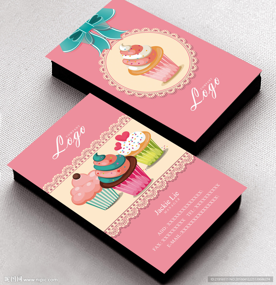 蛋糕名片