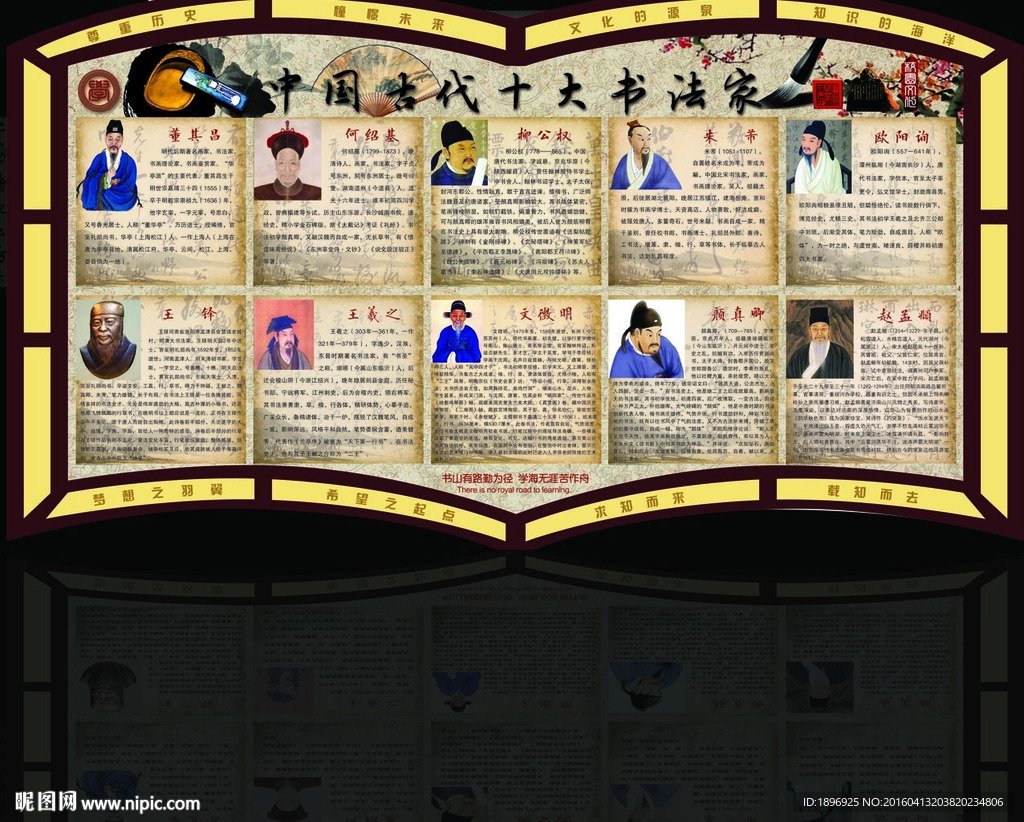 中国古代十大书法家