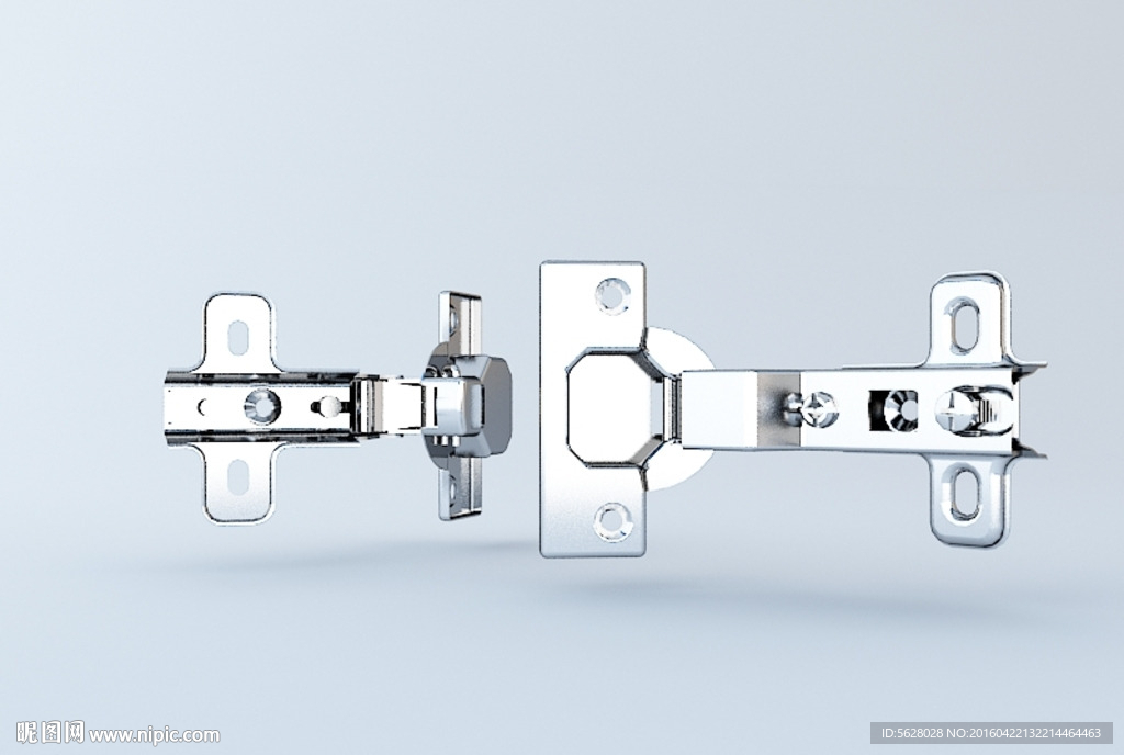 缓冲门铰链3dmax模型