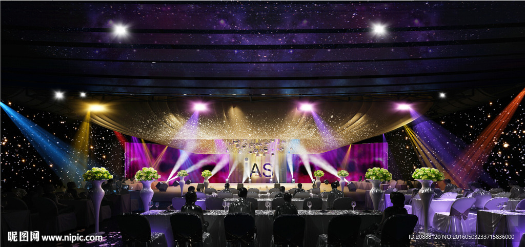 舞台效果图模型