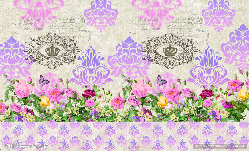 欧式玫瑰花手提袋