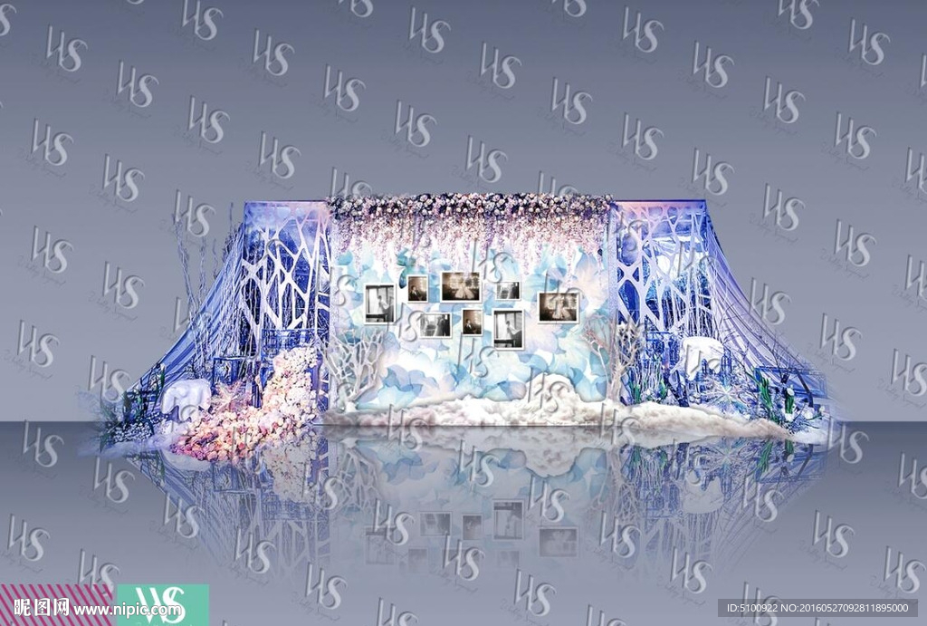 冰雪主题迎宾区