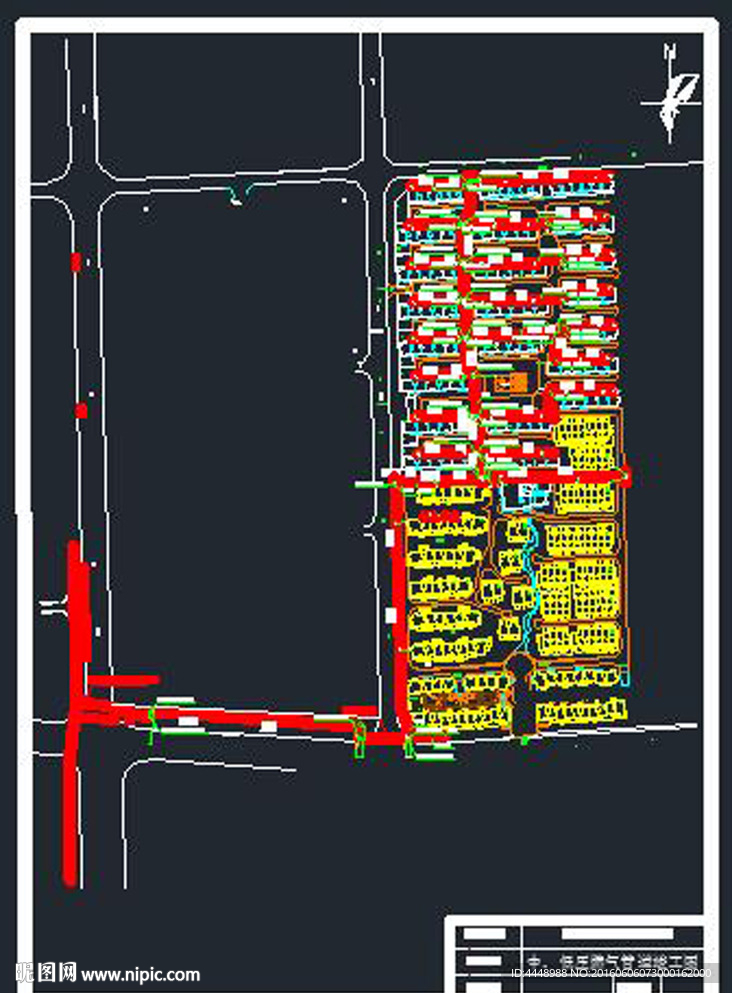半岛华府中、低压燃气管道竣工图