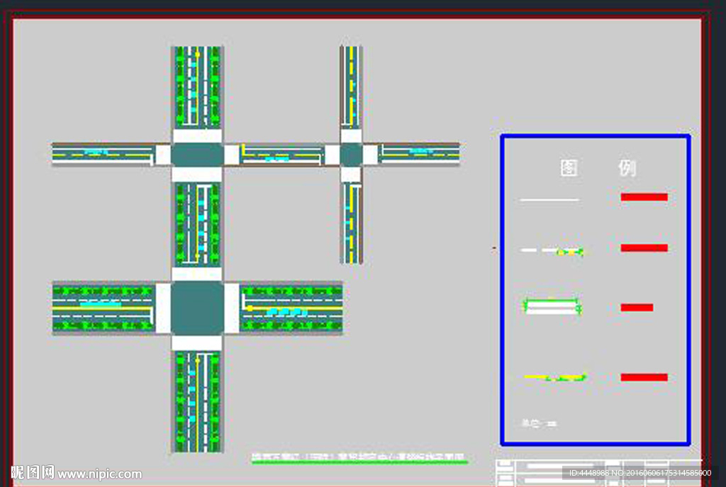 赣西万商红物流中心道路标线图