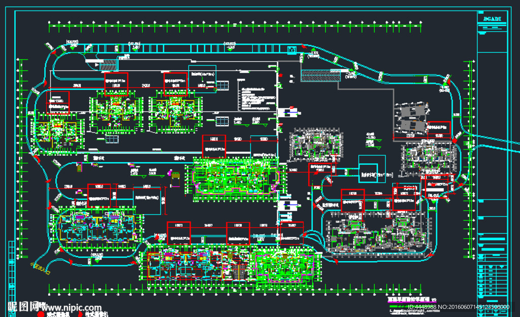 百乐小区二期地下室监控图纸