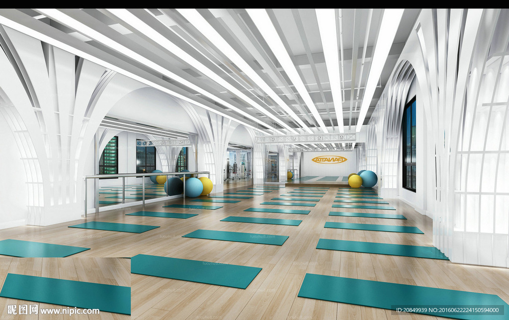 现代异形瑜伽房