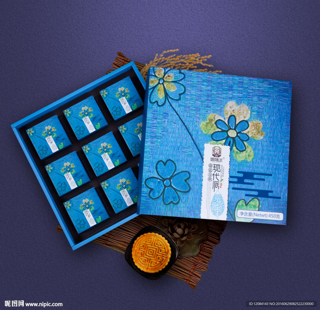 中秋月饼平面图