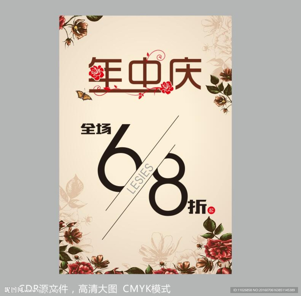 服装年中庆海报