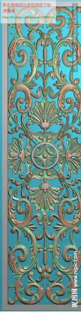 花瓶杨花镂空砂岩浮雕精雕图