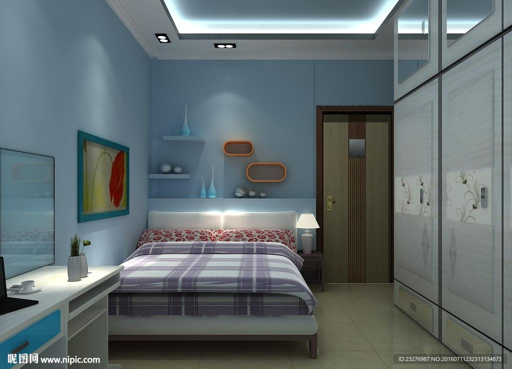 女儿房设计效果3D模型