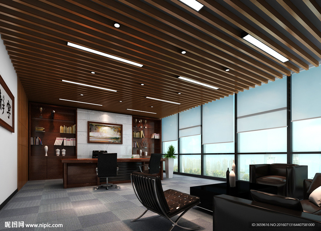 经理办公室效果图