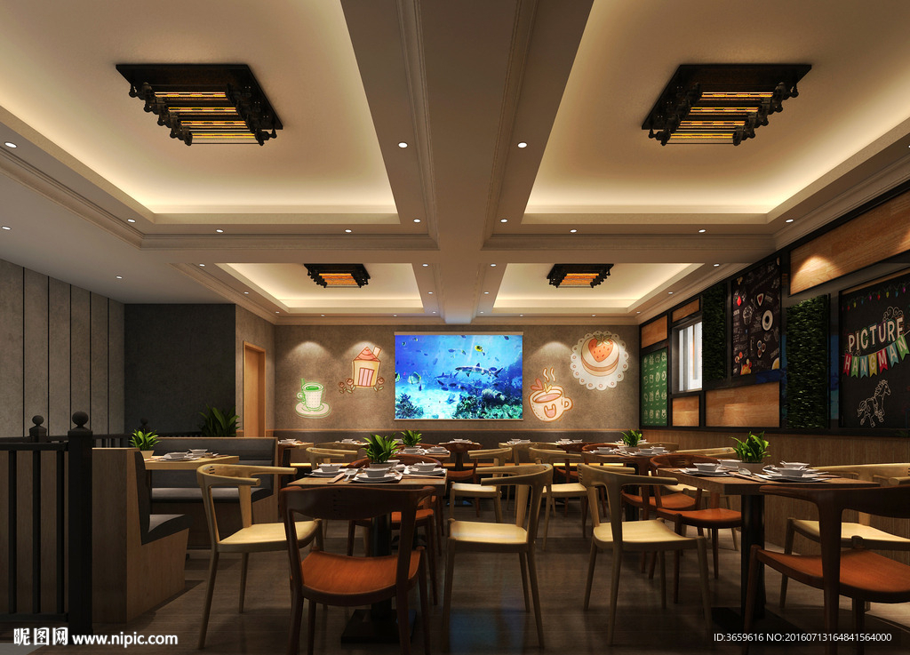 餐厅效果图