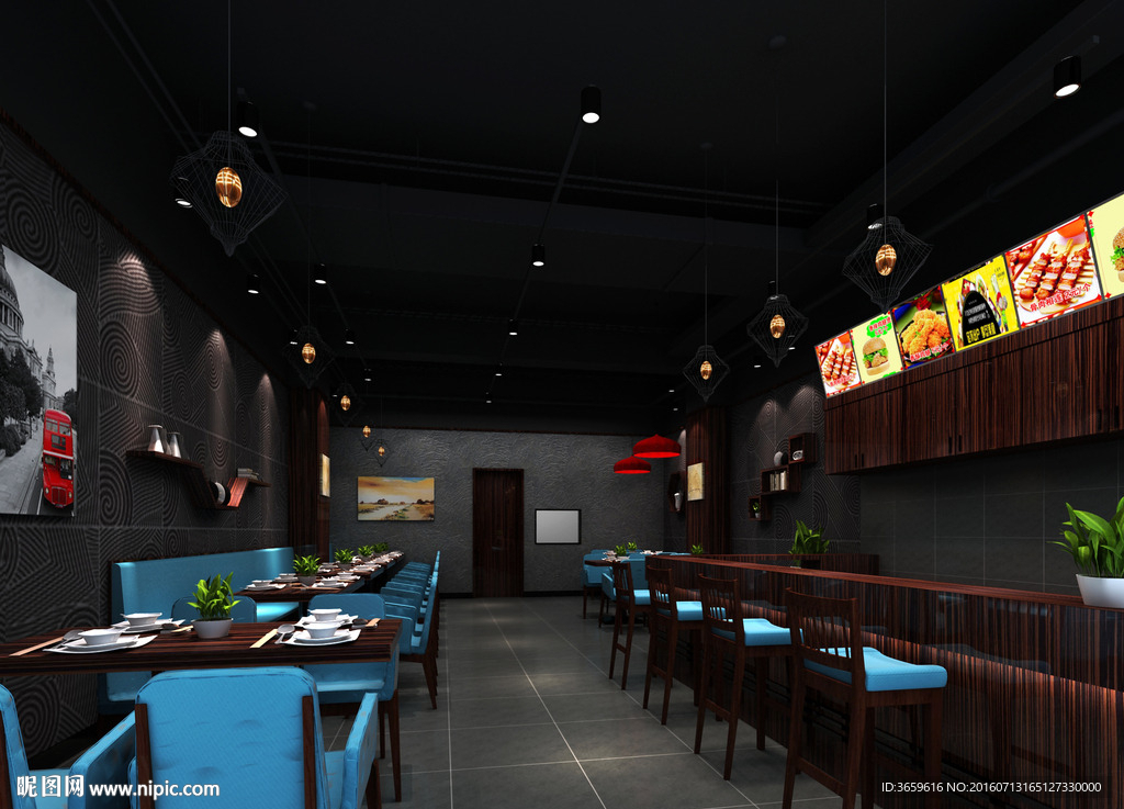 餐厅效果图