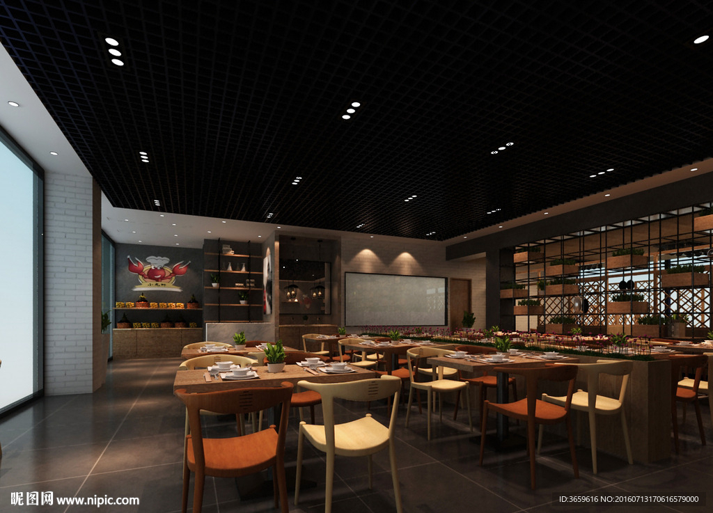 餐厅效果图