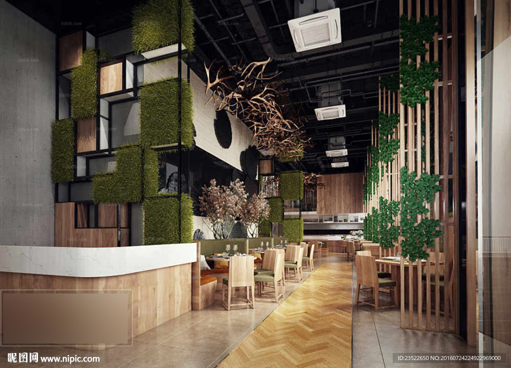 工业风咖啡厅动画