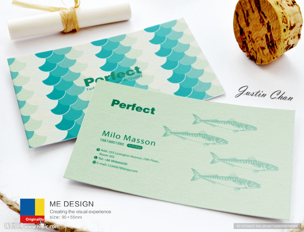 高档水族馆名片 海鲜名片