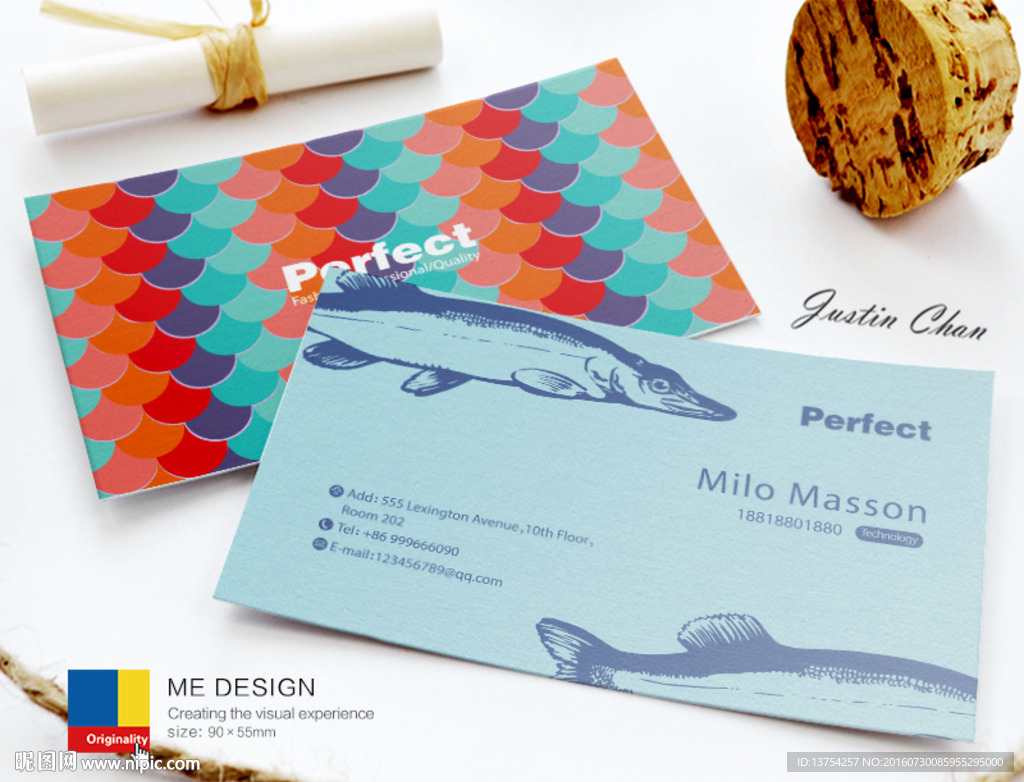 高档水族馆名片 海鲜名片