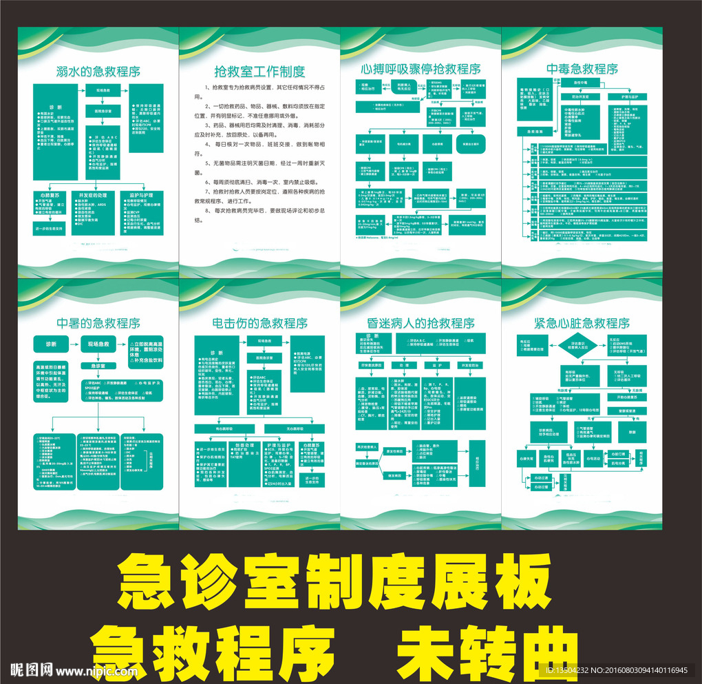 急救室制度   流程图