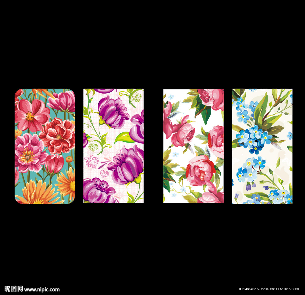 个性碎花花卉手机壳