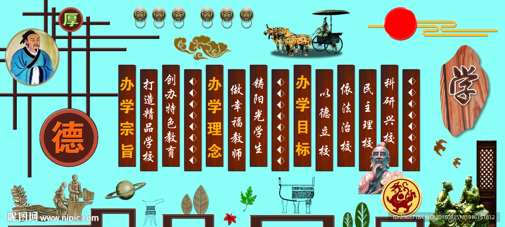 办学目标 一训三风 校园文化