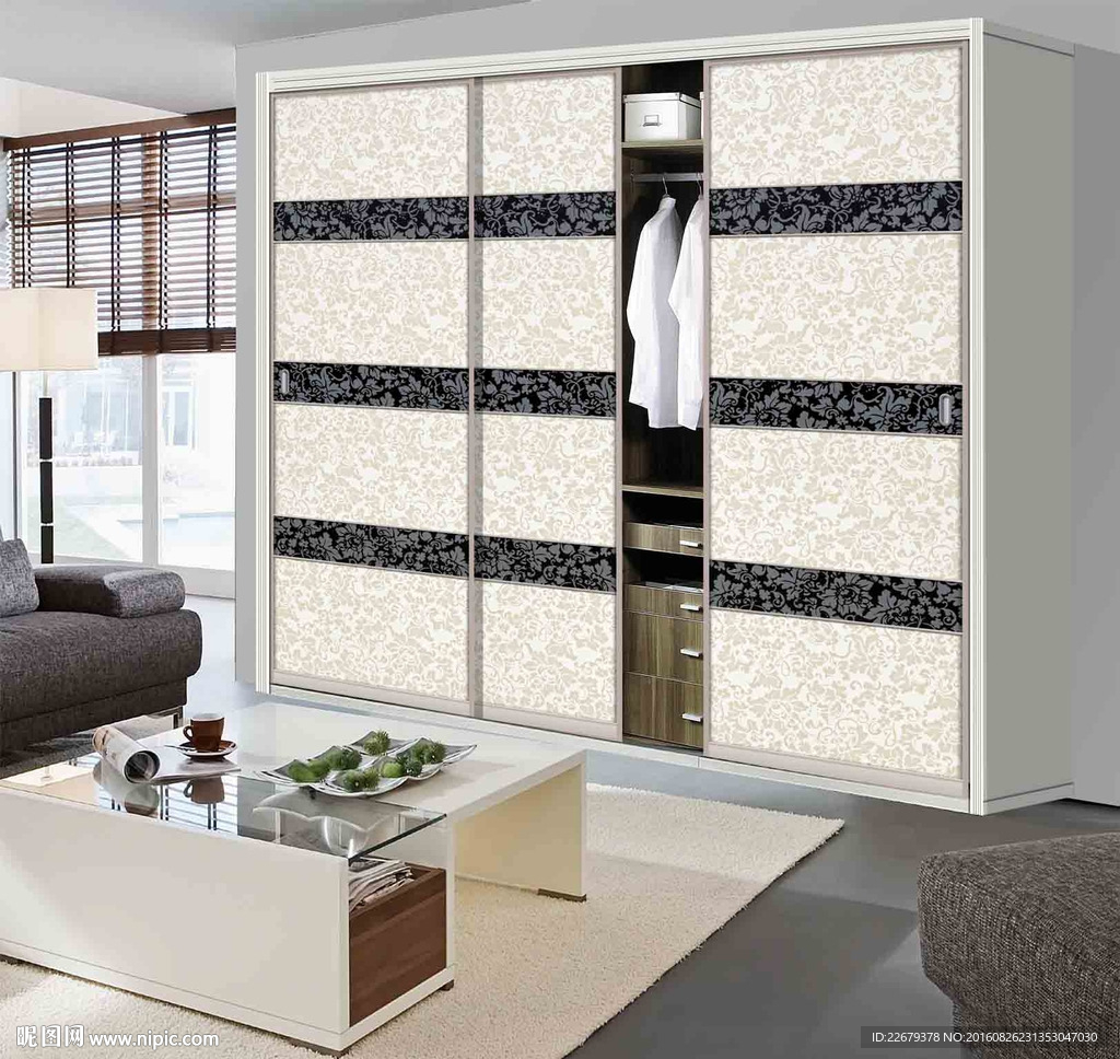 花纹 移门 衣柜门 推拉门