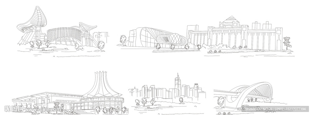 南宁会展中心体育馆标志性建筑