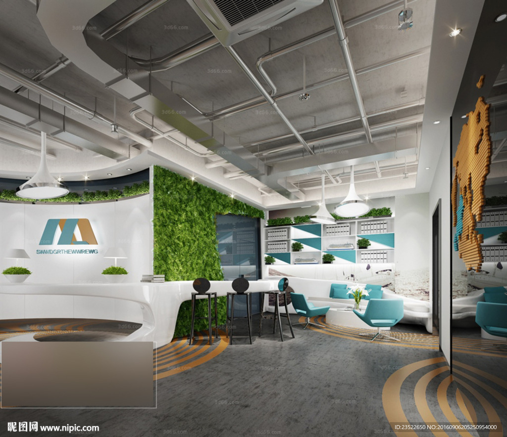 公司前台 接待区