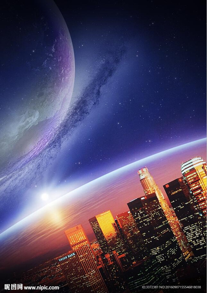 地产大气城市形象报广