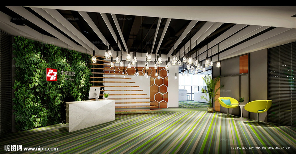 公司前台 接待区