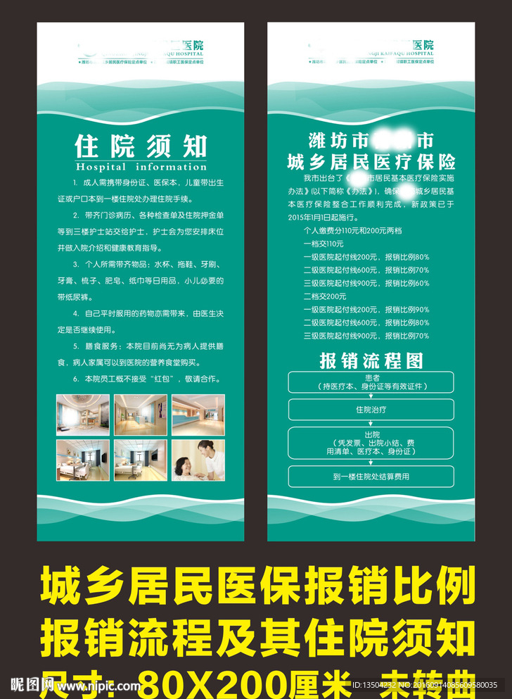 医保报销比例流程及住院须知