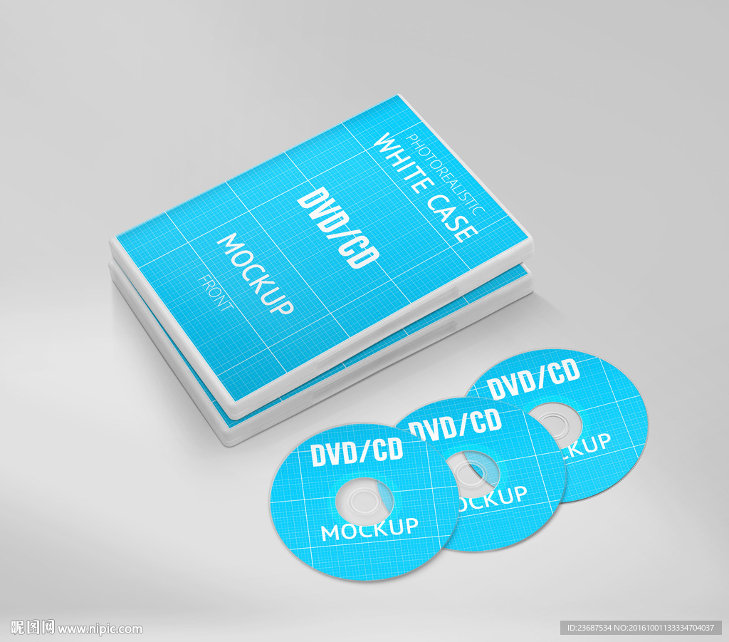 包装智能贴图模版包装效果图