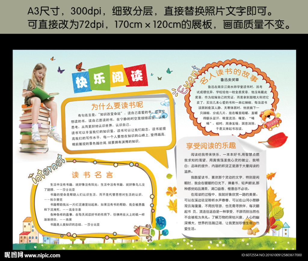 学生小报 知识小报 读书小报