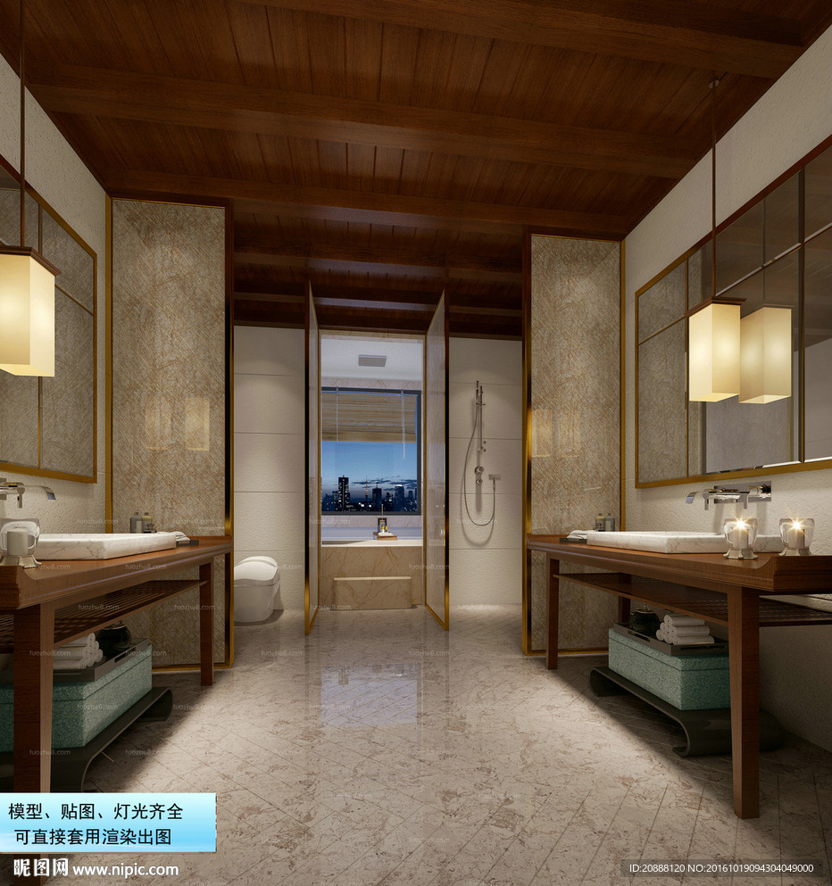 卫生间 高档浴室