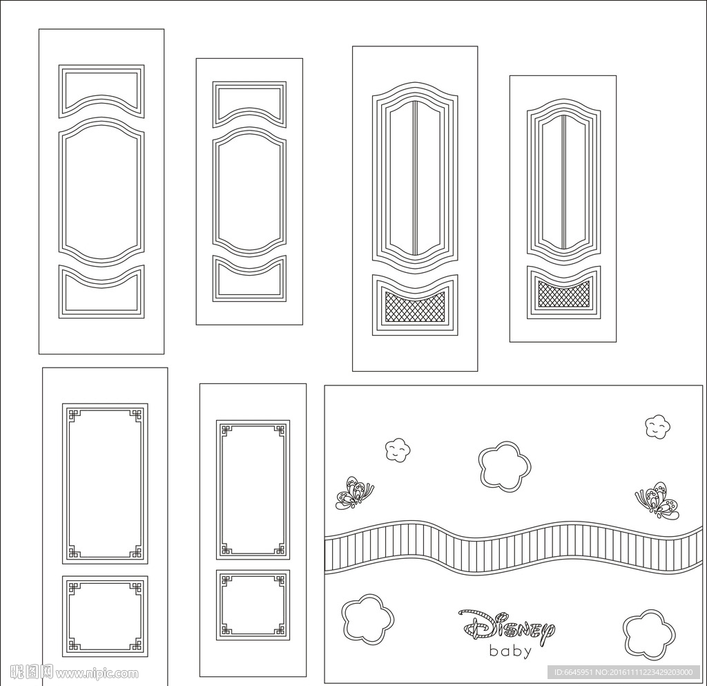 路径 精雕 软包 描金