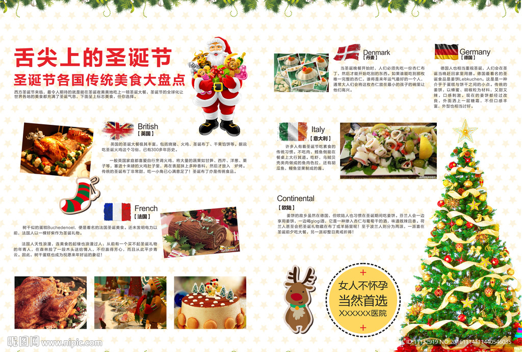 圣诞节最新医疗杂志跨页