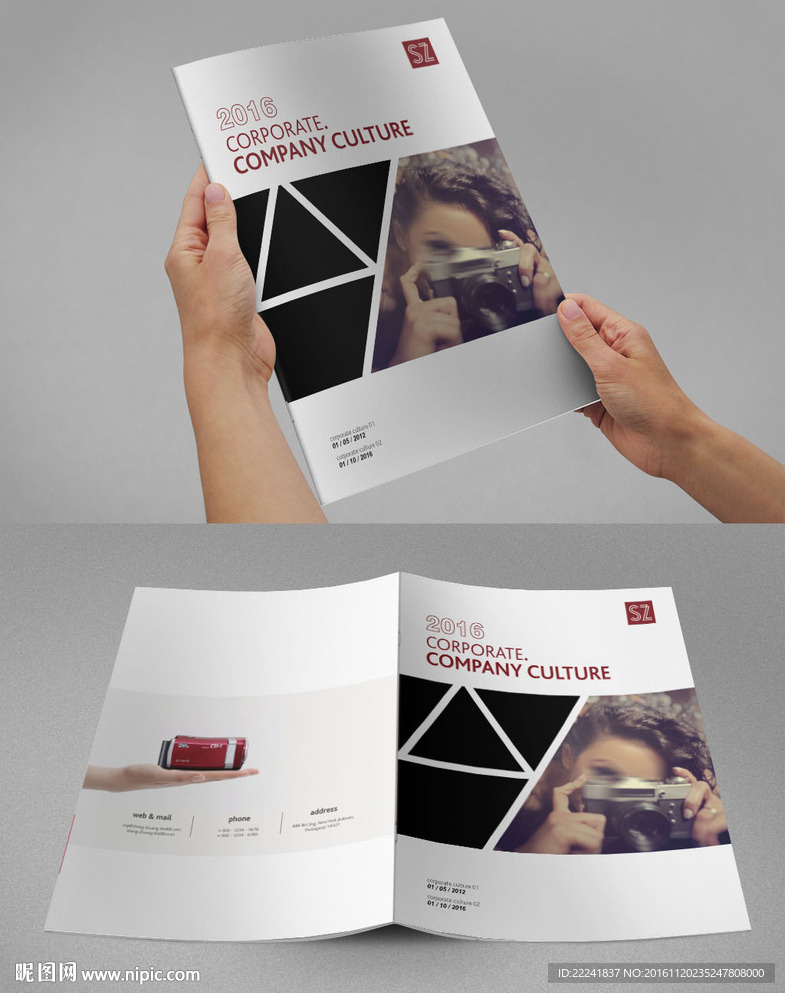 摄影器材画册封面