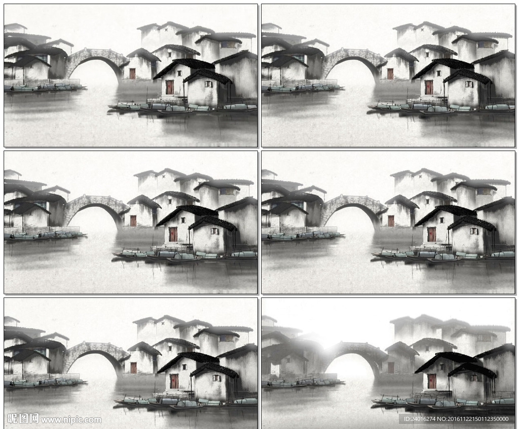 水墨之江南水乡