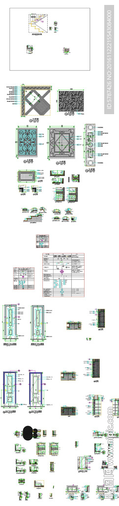 楼梯级大样CAD图纸