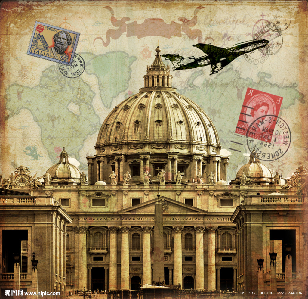 英伦风 欧美风格画