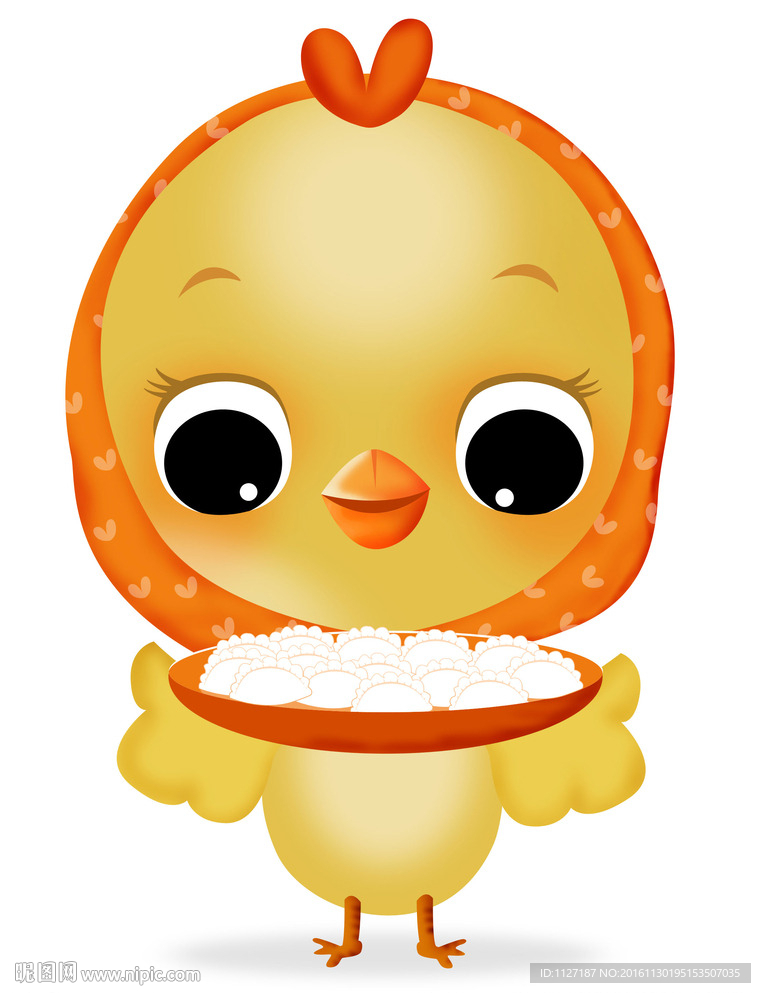 2017年鸡年卡通小鸡PSD